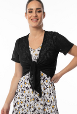 Bali Bali Black Short Sleeve Shrug