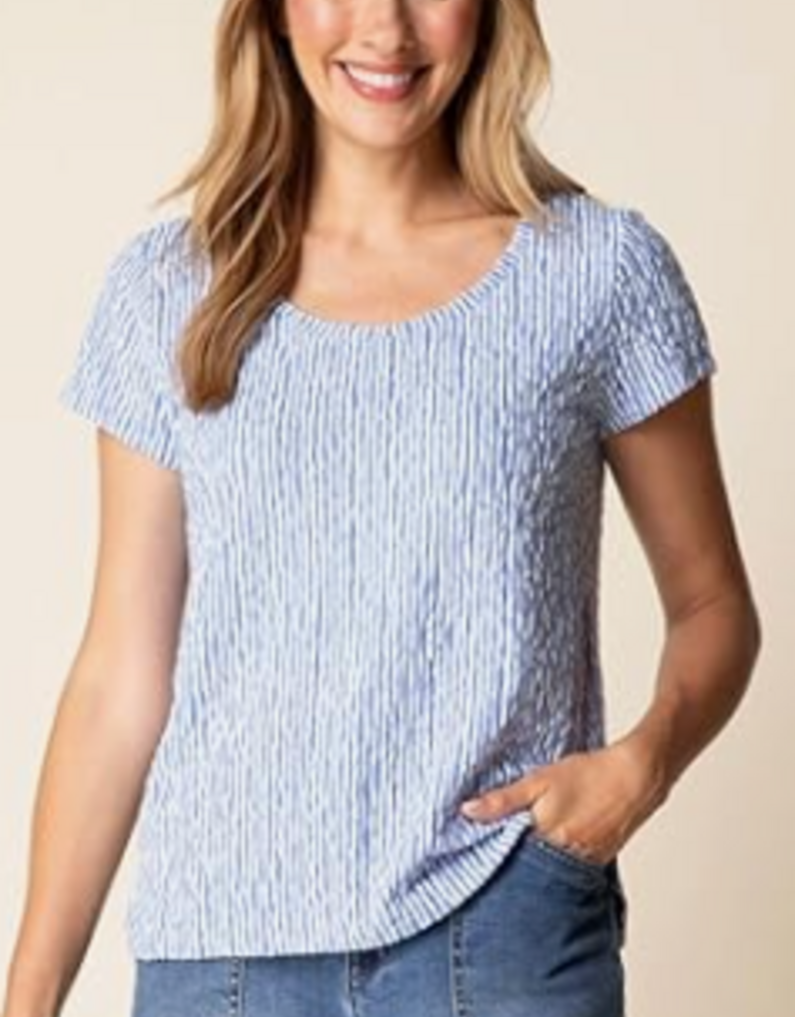 Habitat Habitat Bluebell Daisy Day Print Round Neck Short Sleeve Top