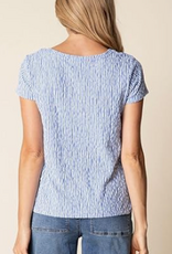 Habitat Habitat Bluebell Daisy Day Print Round Neck Short Sleeve Top