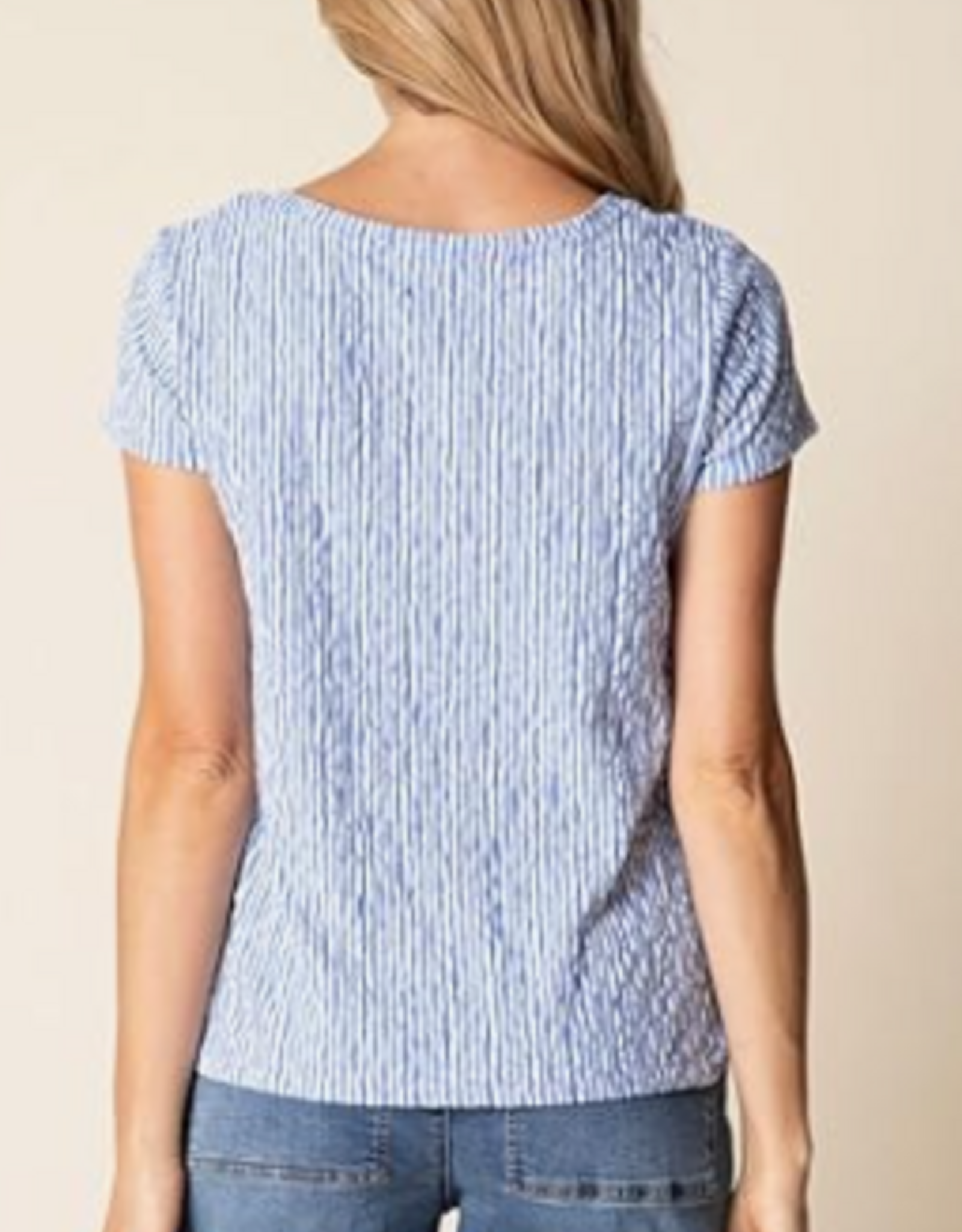 Habitat Habitat Bluebell Daisy Day Print Round Neck Short Sleeve Top