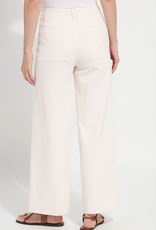 Lysse Lysse Coco Clay Nova High Waist Pintuck Denim Pant
