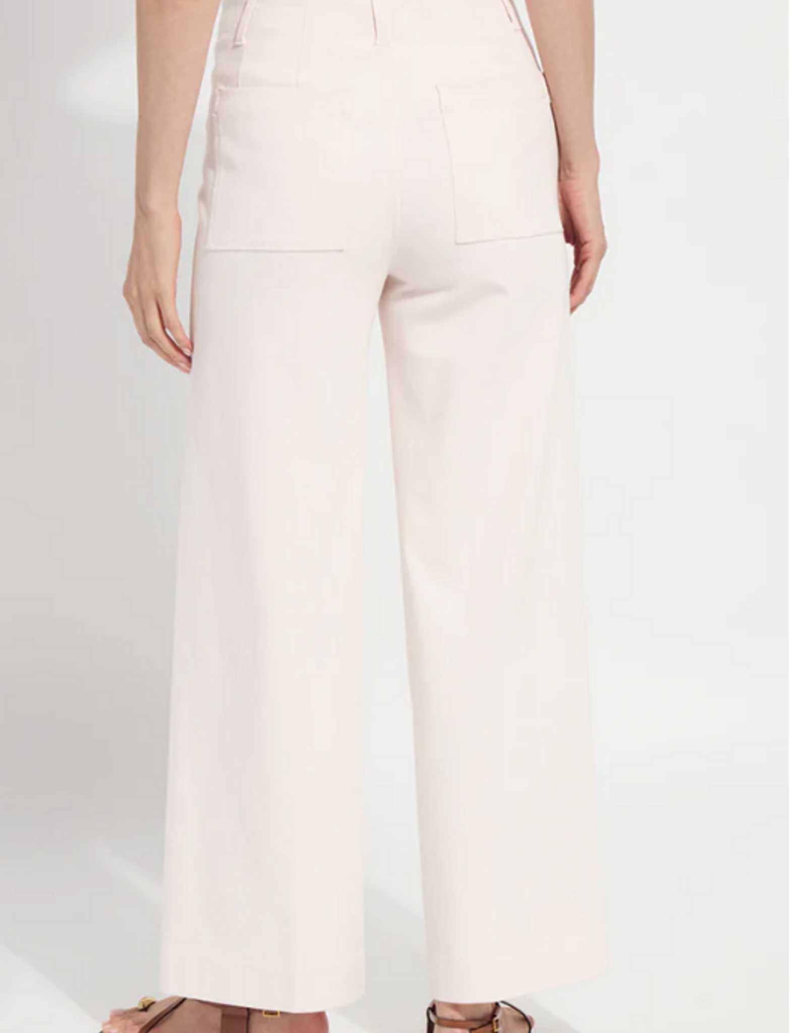 Lysse Lysse Coco Clay Nova High Waist Pintuck Denim Pant