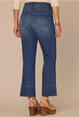 Democacy Democracy BP2721GQEP Medium Wash Petite High Rise Kick Flare Ankle Jean
