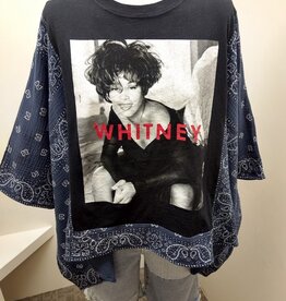 Shannon Passero Shannon Passero  Whitney Houston Bandana Banded Pullover Top
