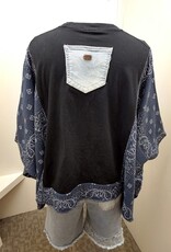 Shannon Passero Shannon Passero 5754 Whitney Houston Bandana Banded Pullover Top