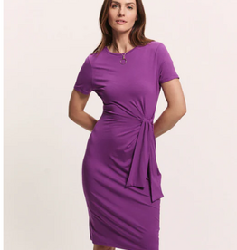 Tranquillo Tranquillo Grape EcoVero™ Viscose Jersey Dress Oliviaa