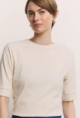 Tranquillo Tranquillo Cream Organic Cotton Jersey Shirt Lottee
