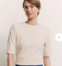 Tranquillo Tranquillo Cream Organic Cotton Jersey Shirt Lottee