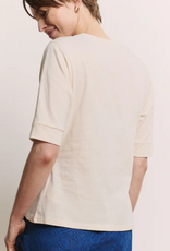 Tranquillo Tranquillo Cream Organic Cotton Jersey Shirt Lottee