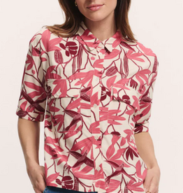 Tranquillo Tranquillo Berry Bird EcoVero™ Viscose Blouse Anii