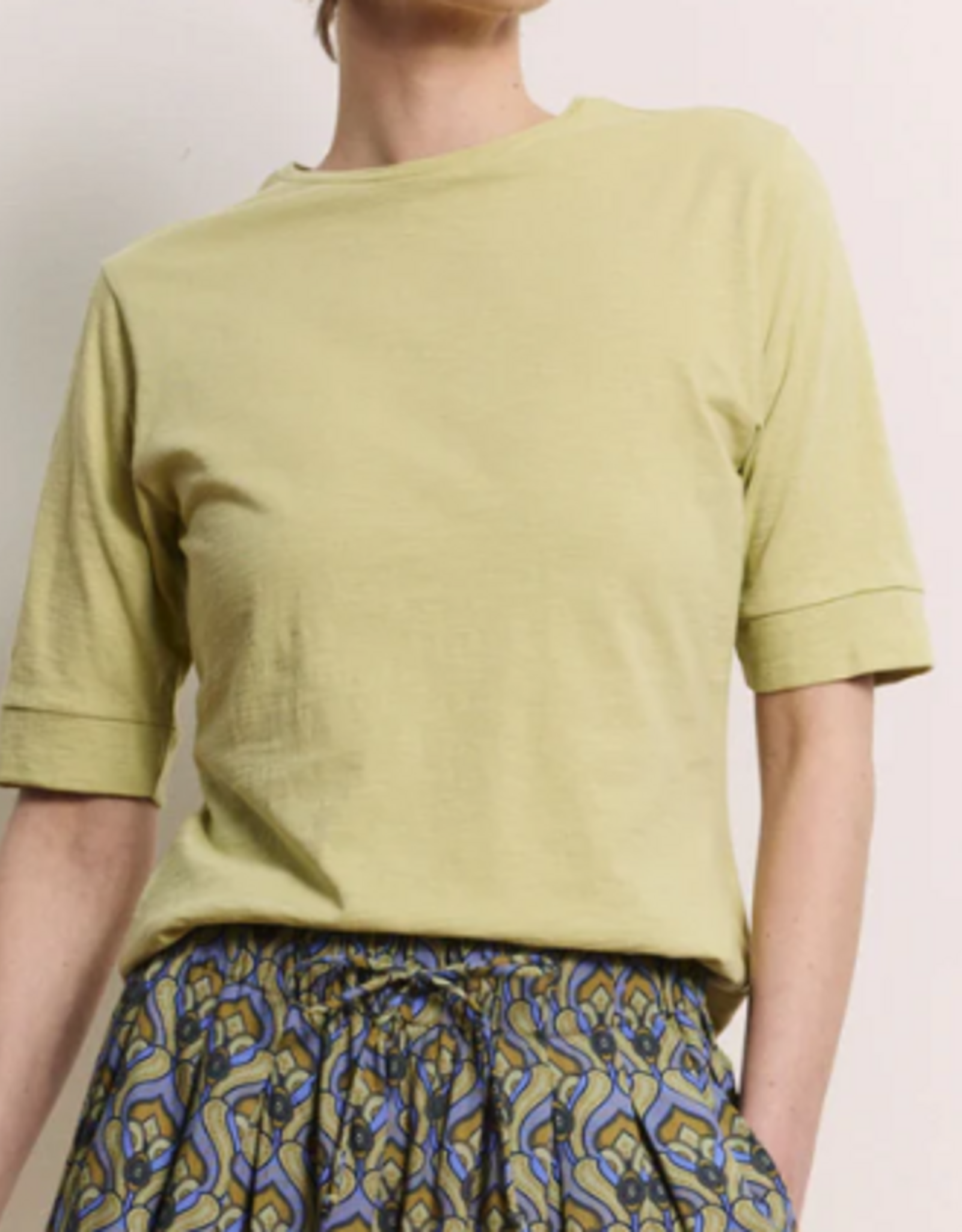 Tranquillo Tranquillo 403008 Fennel Organic cotton Jersey Shirt Lottee