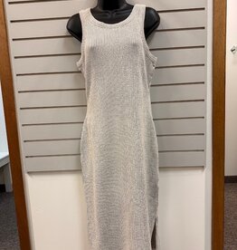 Threads 4 Thought THREADS 4 THOUGHT  Black/Ecru Maddy Stretch Seersucker Tank Dress