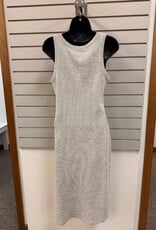 Threads 4 Thought THREADS 4 THOUGHT  Black/Ecru Maddy Stretch Seersucker Tank Dress