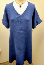Sympli Sympli Indigo Breeze Santorini  Short Dress