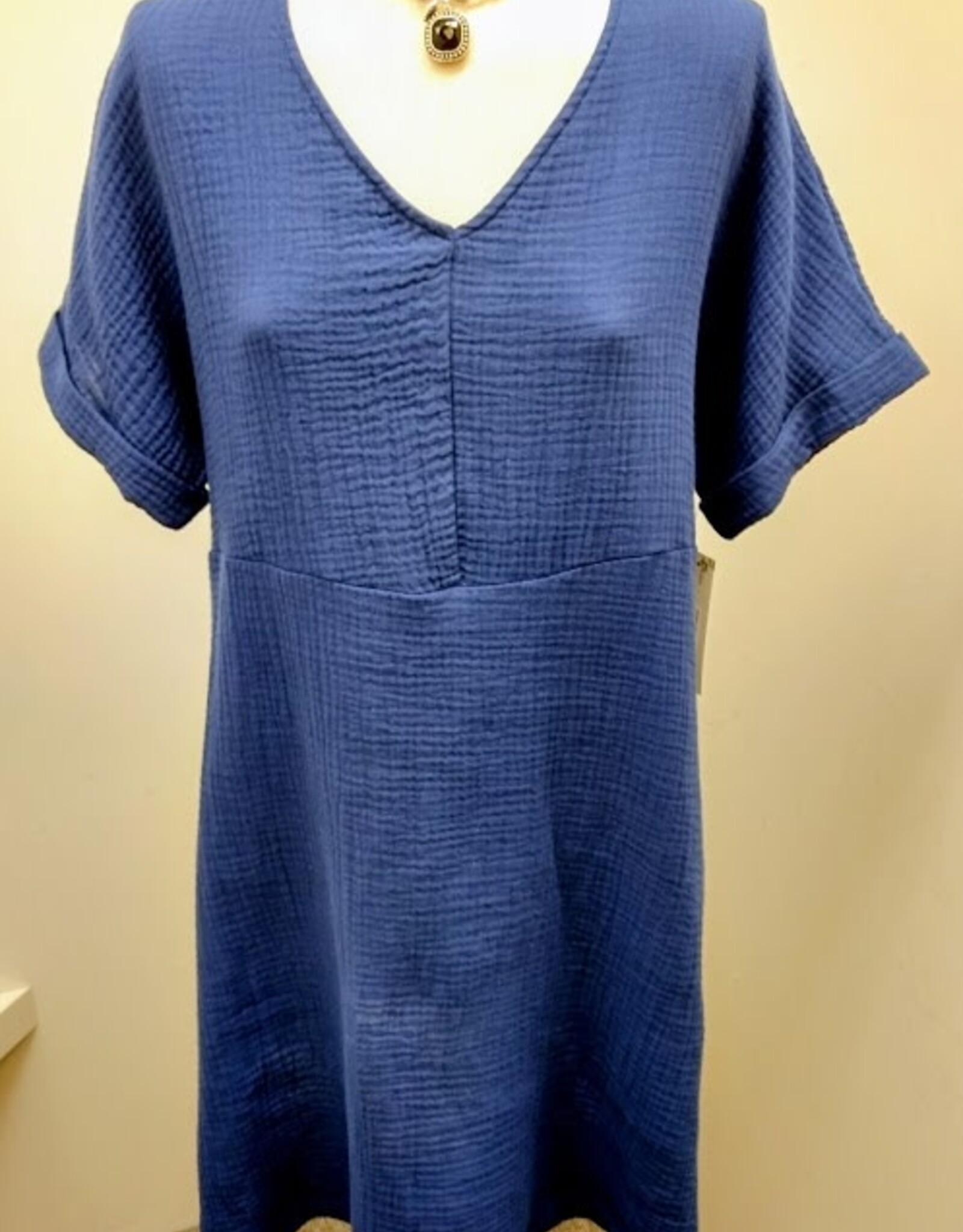 Sympli Sympli Indigo Breeze Santorini  Short Dress