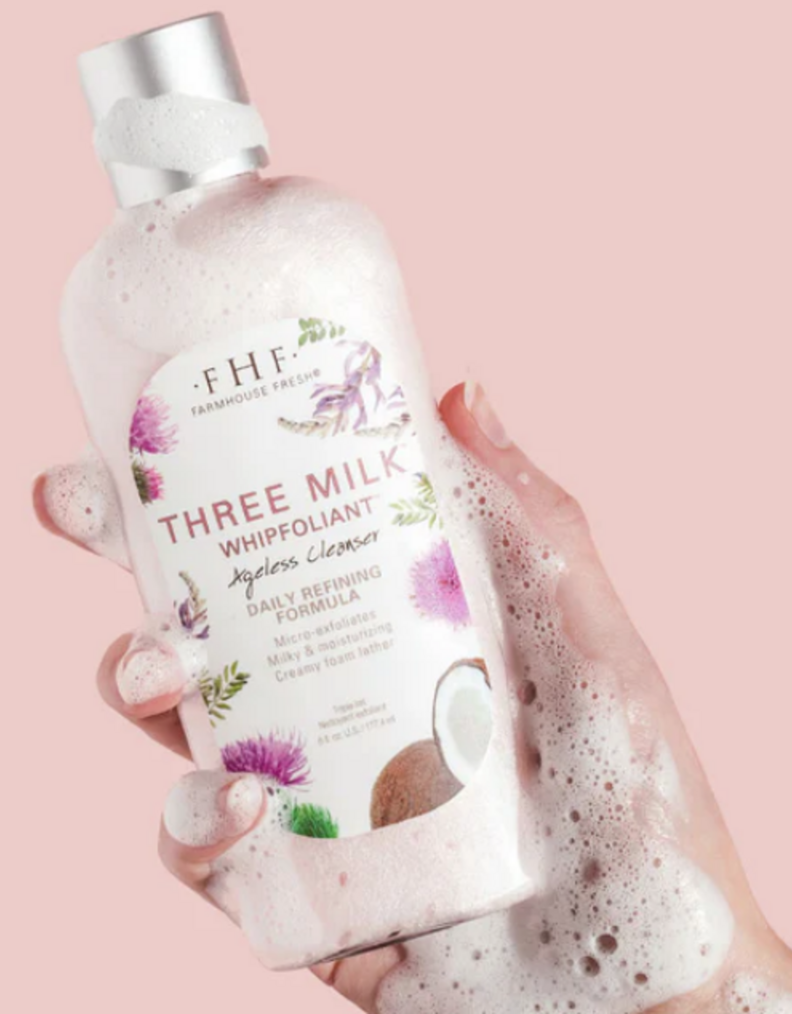 Farmhouse Fresh Farmhouse Fresh Three Milk Whipfoliant  Daily Refining Ageless Cleanser