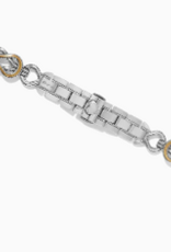 Brighton Brighton  Silver-Gold Interlok Harmony Two Tone Watch Band