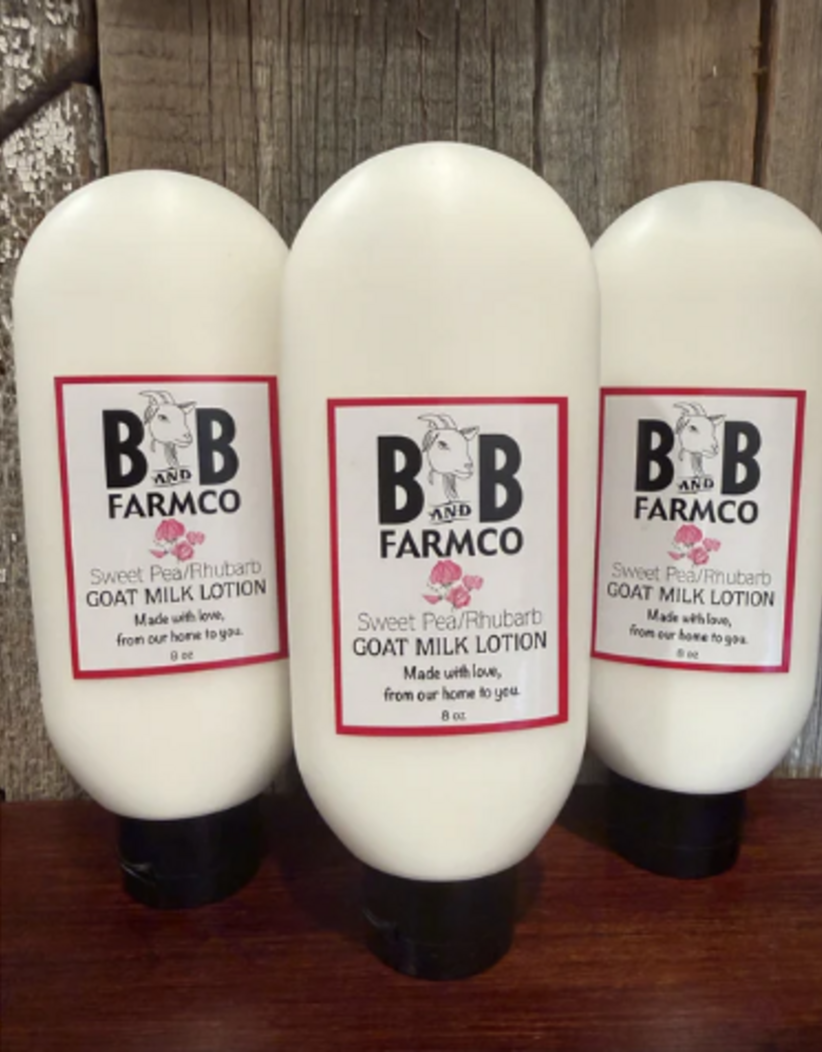 B and B Farm Co B and B FARMCO Sweet Pea Rhubarb Goat Milk Lotion