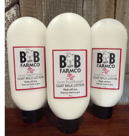 B and B Farm Co B and B FARMCO Sweet Pea Rhubarb Goat Milk Lotion