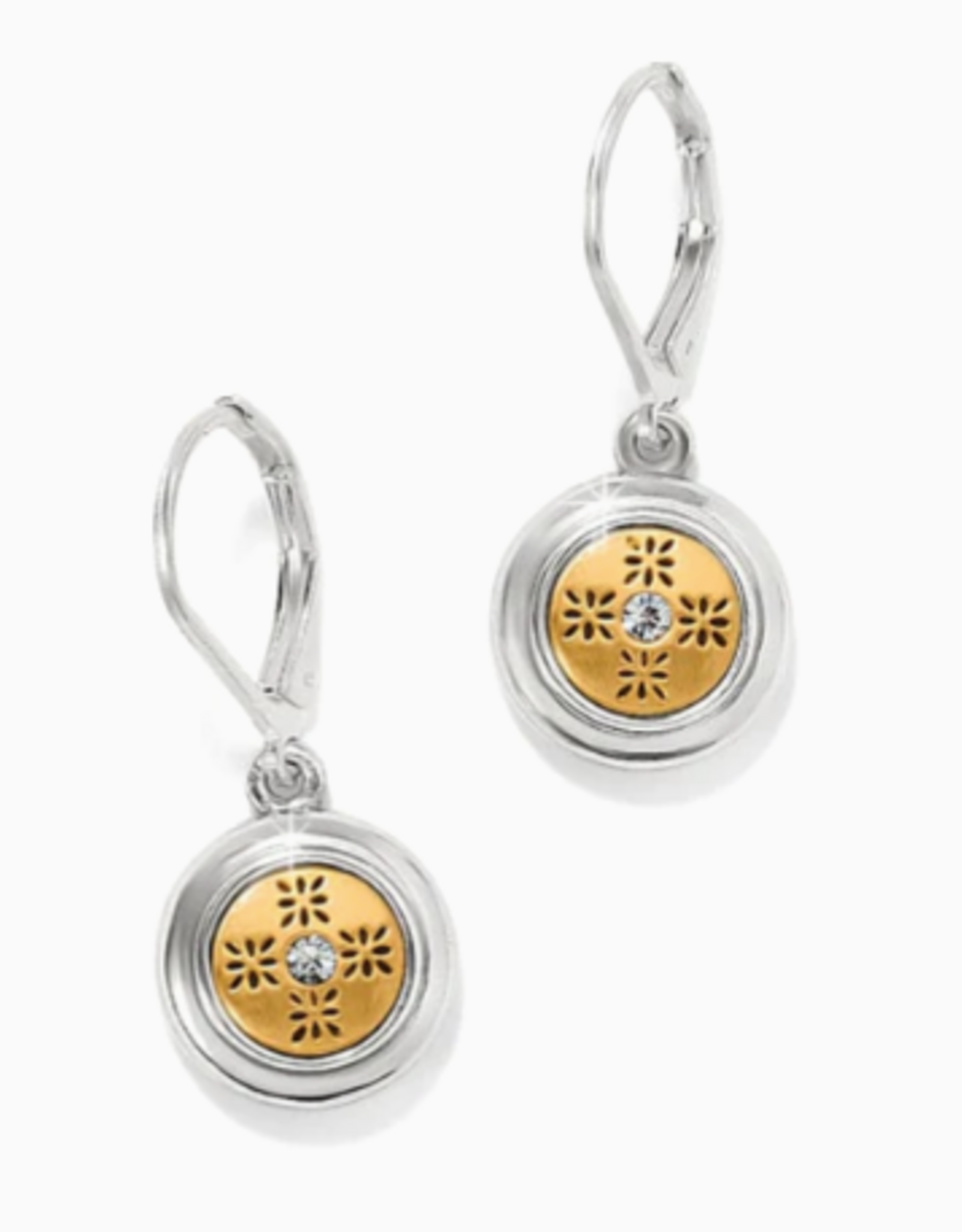 Brighton Brighton Mosaic Round Mini Leverback Earrings