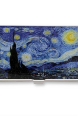 Monarque Monarque Van Gogh Starry Night Stainless Steel Card Case