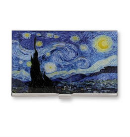 Monarque Monarque Van Gogh Starry Night Stainless Steel Card Case