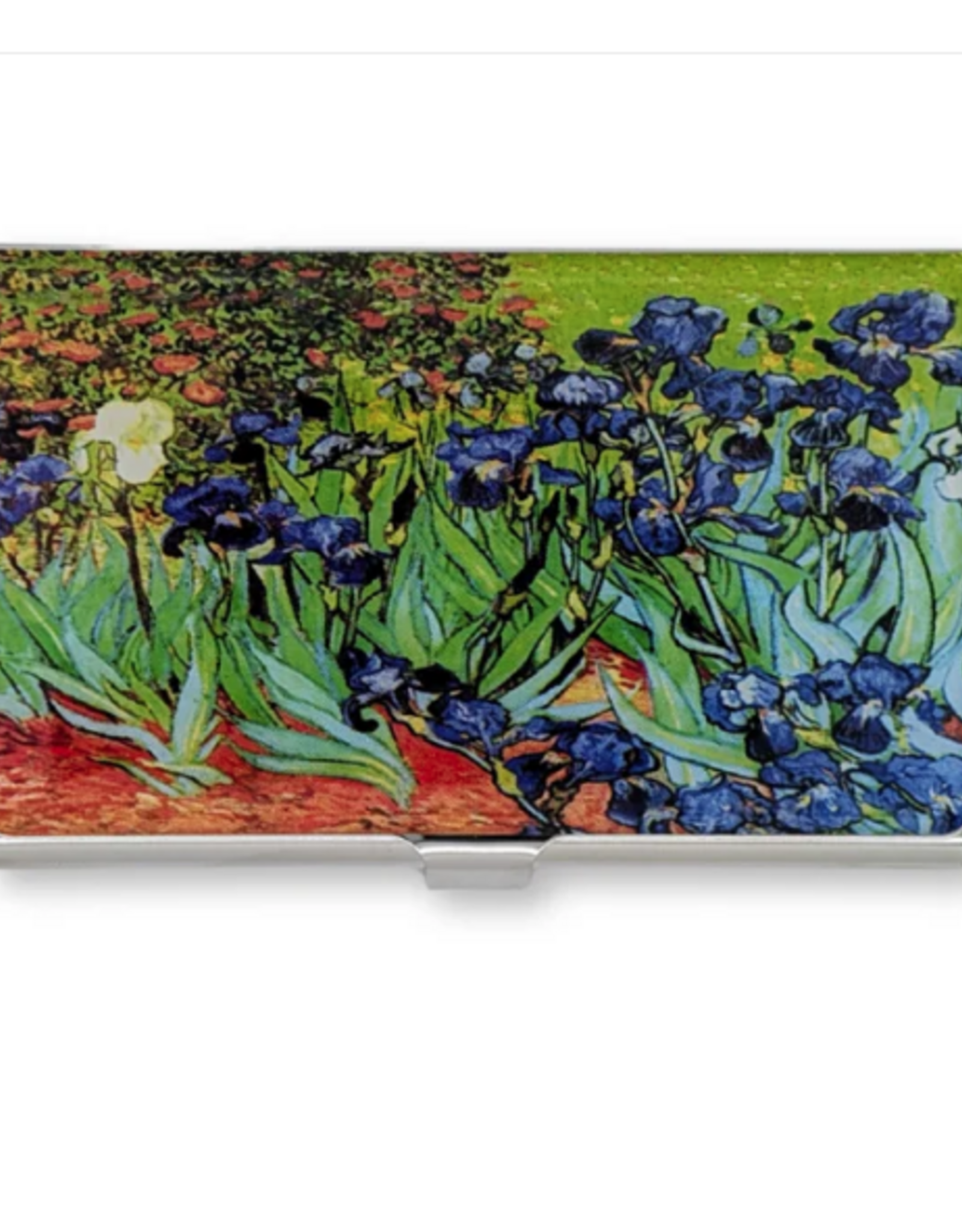 Monarque Monarque Van Gogh Iris Stainless Steel Card Case