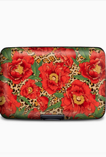 Monarque Monarque Armored Wallet Leopard Poppy RFID Protected