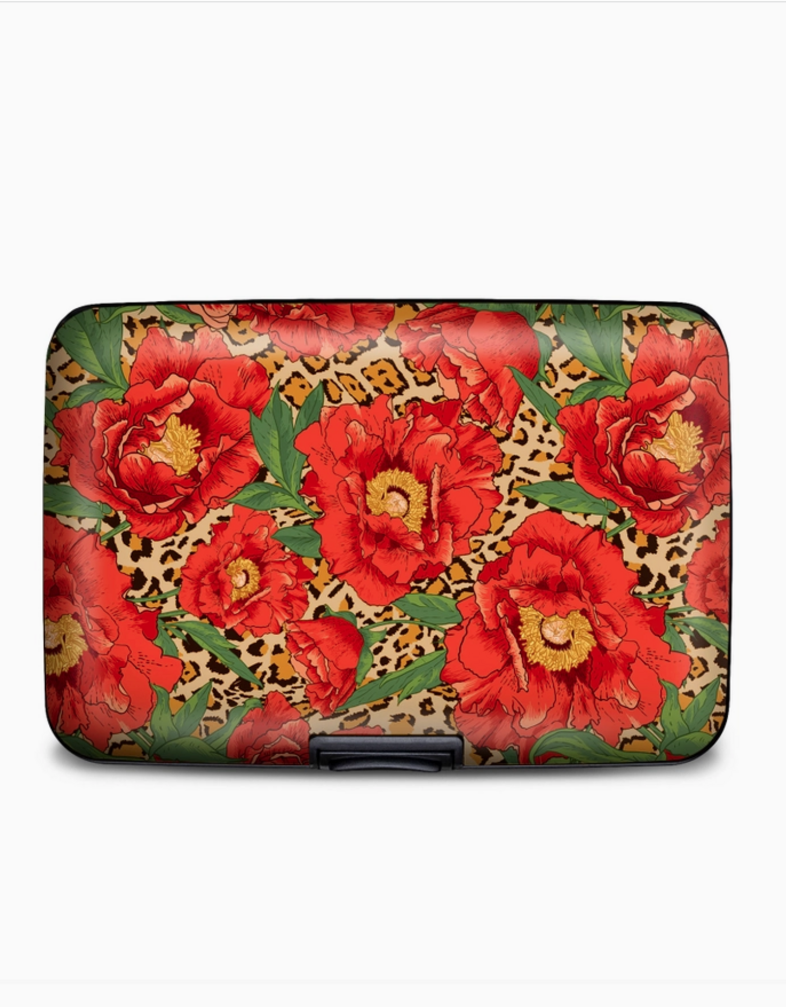 Monarque Monarque Armored Wallet Leopard Poppy RFID Protected