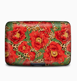 Monarque Monarque Armored Wallet Leopard Poppy RFID Protected