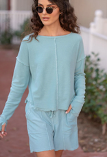 Wearables Wearables  Mermaid Tail Pigment Annika Round Neck Long Sleeve Top