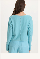 Wearables Wearables  Mermaid Tail Pigment Annika Round Neck Long Sleeve Top