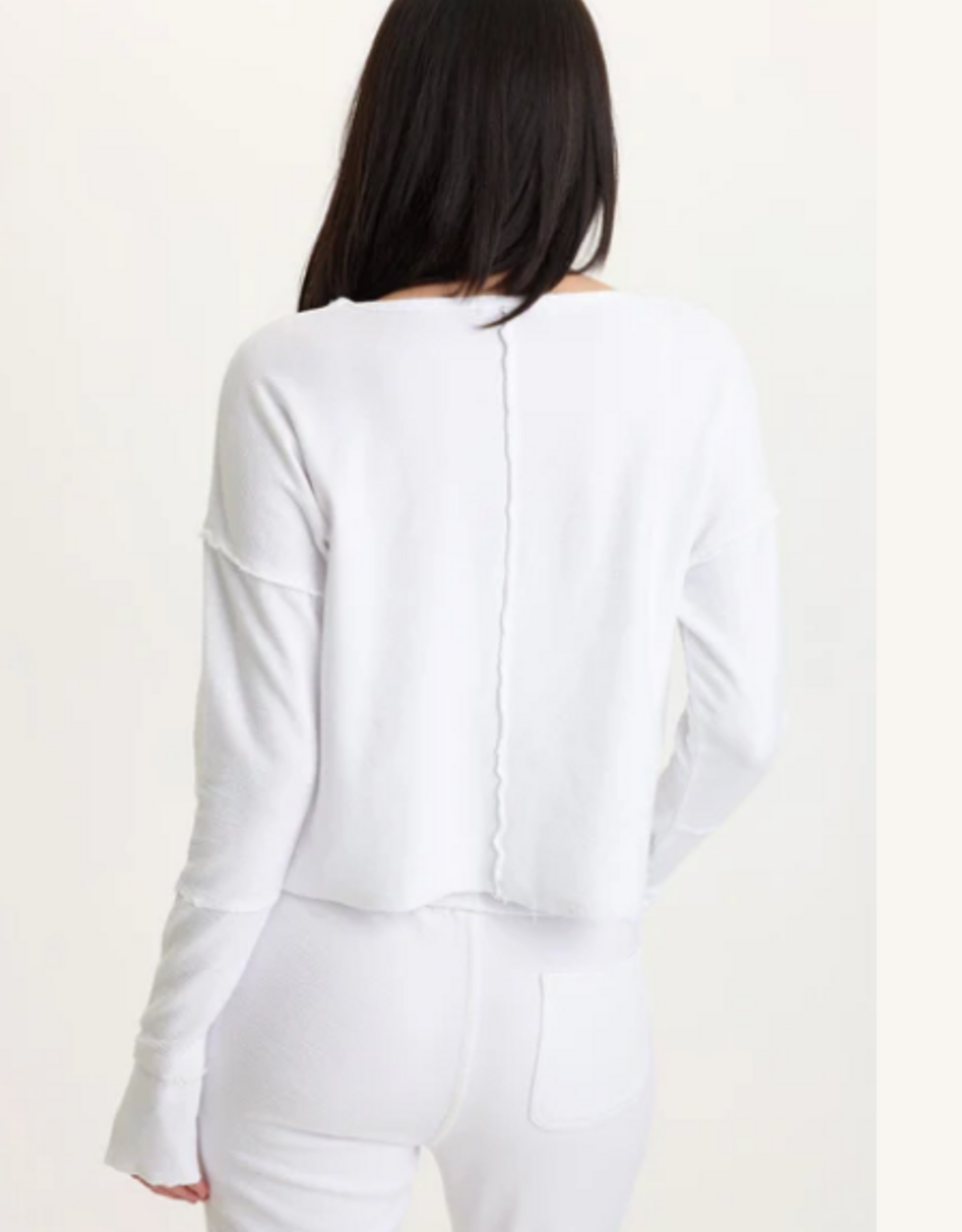 Wearables Wearables  White Tail Pigment Annika Round Neck Long Sleeve Top