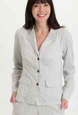 Wearables Wearables Soft Pebble Pigment Madi Cotton Linen Blazer