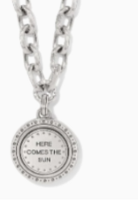 Brighton Brighton JM7713 Mosiac Round 2 Tone Pendant Necklace