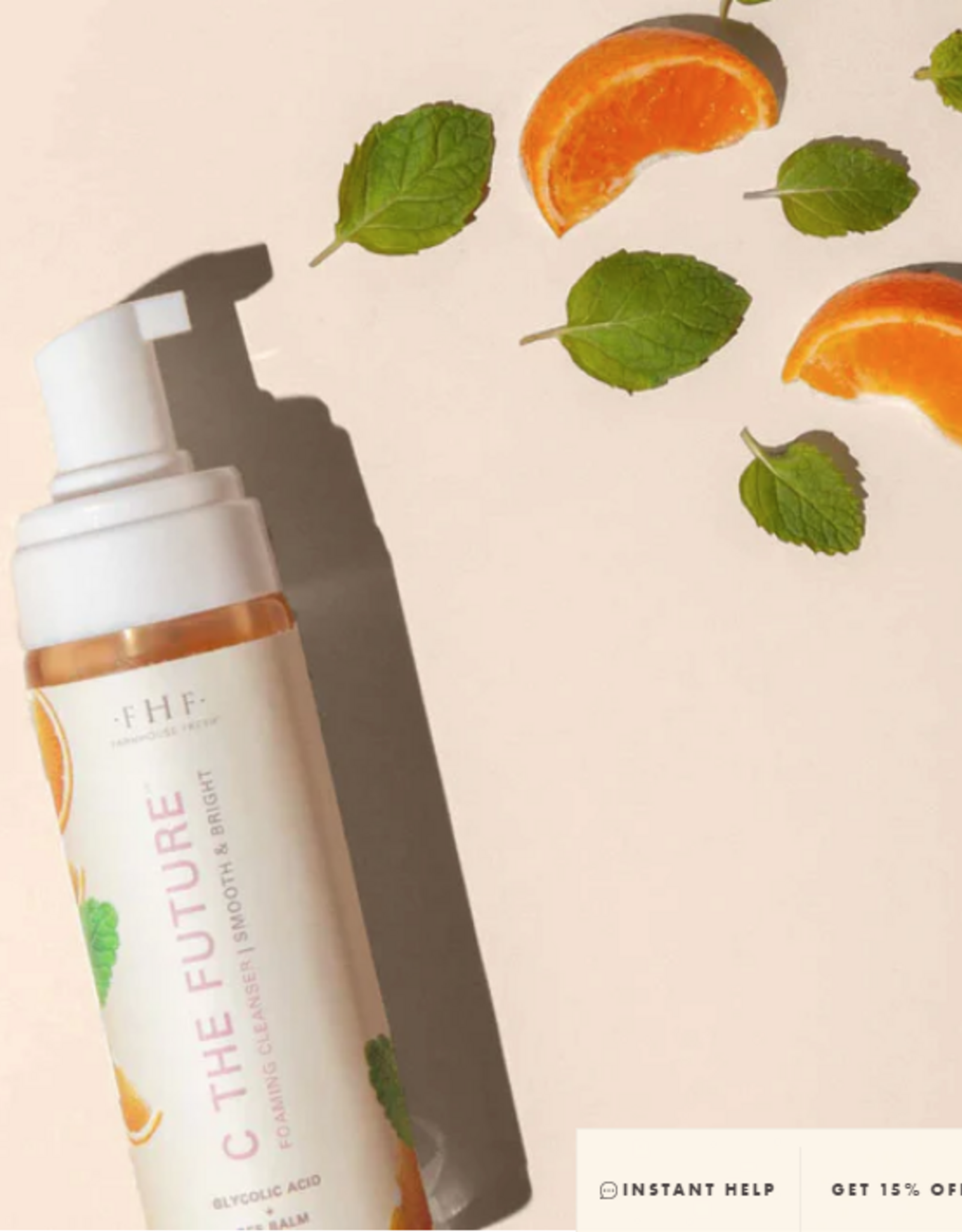 Farmhouse Fresh Farmhouse  Fresh C The Future Foaming Cleanser Smooth & Bright