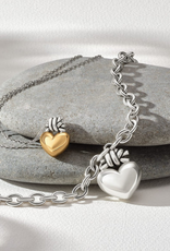 Brighton Brighton Interlok Love Knot Heart Necklace