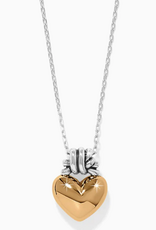 Brighton Brighton Interlok Love Knot Heart Necklace