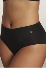 Evelyn & Bobbie Evelyn & Bobbie Black High Waisted  Bikini Pantie OS