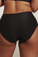 Evelyn & Bobbie Evelyn & Bobbie Black High Waisted  Bikini Pantie OS
