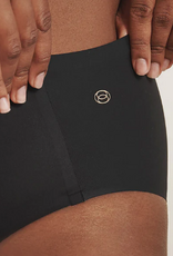 Evelyn & Bobbie Evelyn & Bobbie Black High Waisted  Bikini Pantie OS +