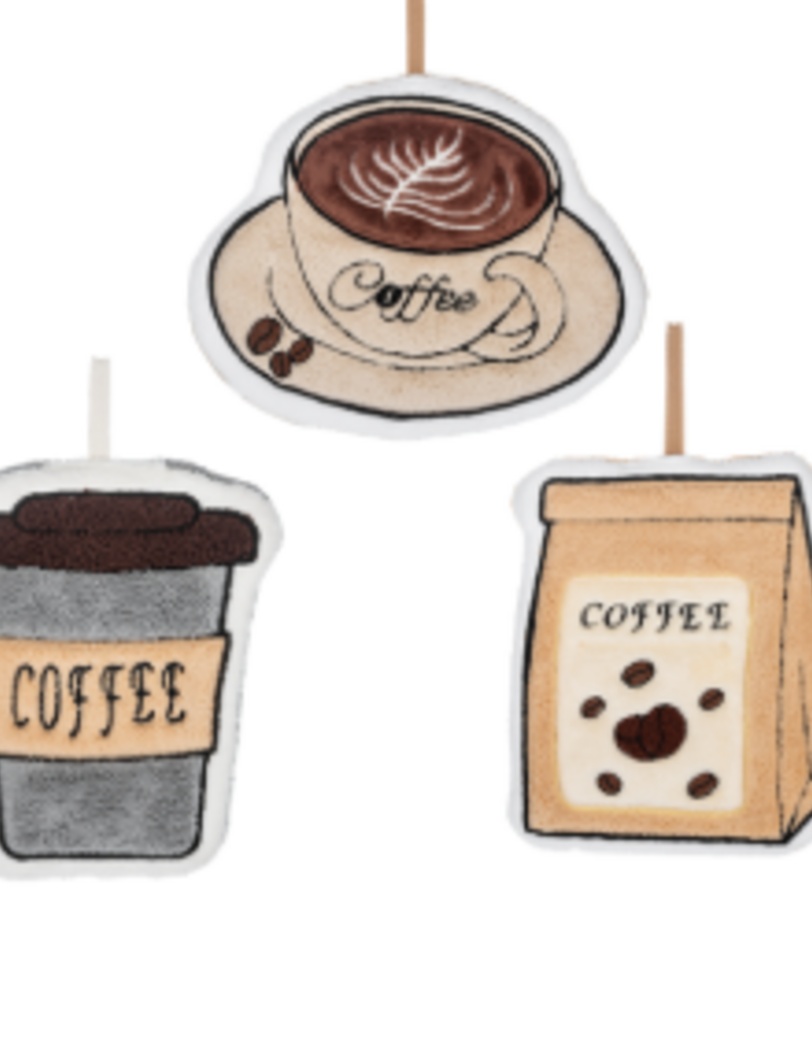 Ganz Coffee Decorative Hand Towel