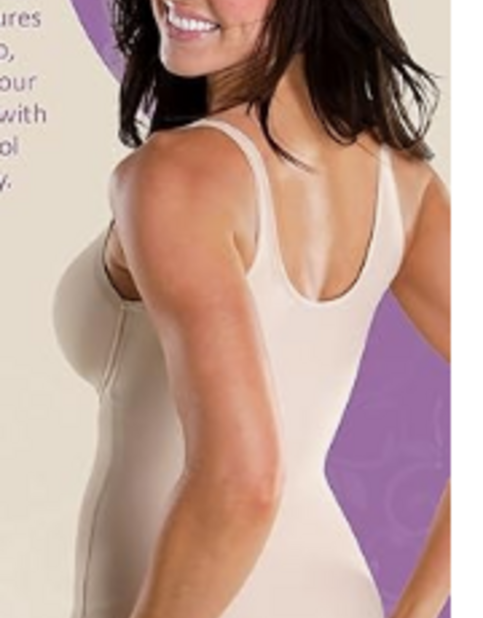 Shapeez Shapeez Tankee Back Smoothing Long Bra