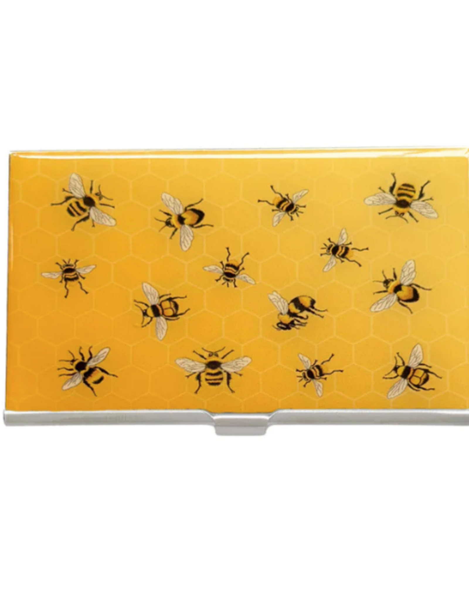 Monarque Monarque Monet MLT Bees Stainless Steel Card Case