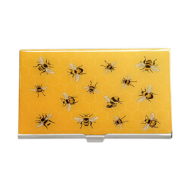 Monarque Monarque Monet MLT Bees Stainless Steel Card Case