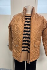 Keren Hart Keren Hart Pumpkin Quilted L/S Zip Up Jacket