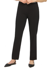 Ruby Road Ruby Rd Black Tech Twill Pull On Pant