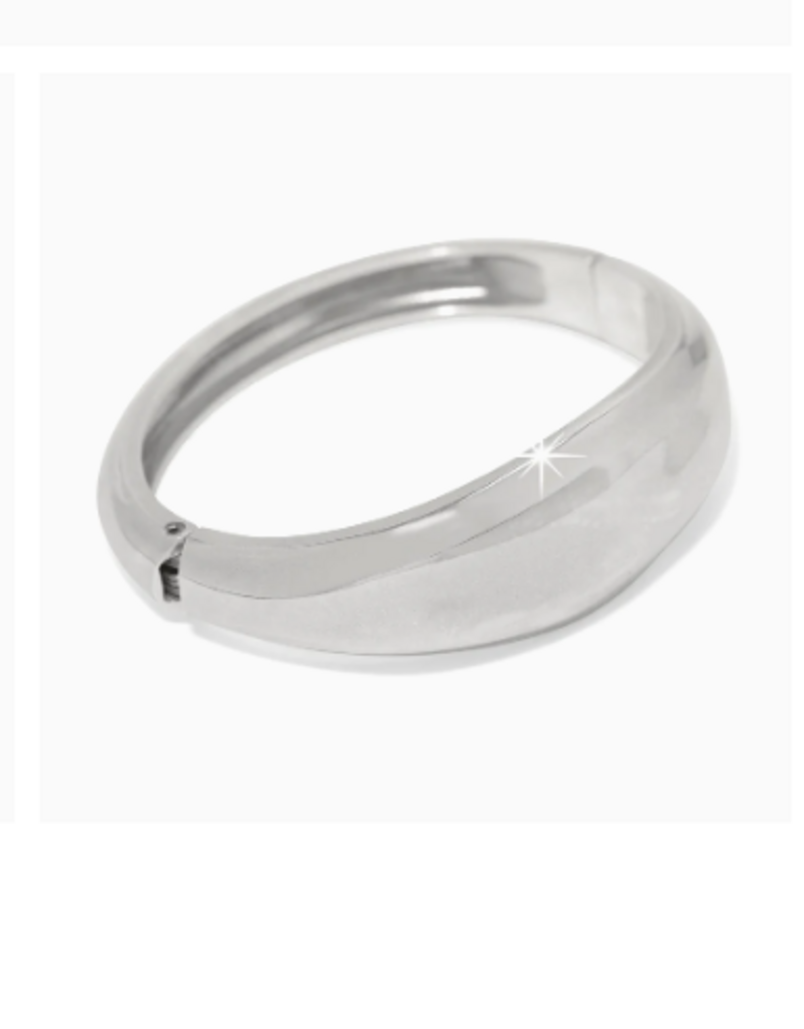 Brighton Brighton  Cascade Lumina Silver Hinged Bracelet