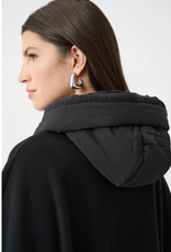 Joseph Ribkoff Joseph Ribkoff  Sweater Knit Quilted Poncho Jacket
