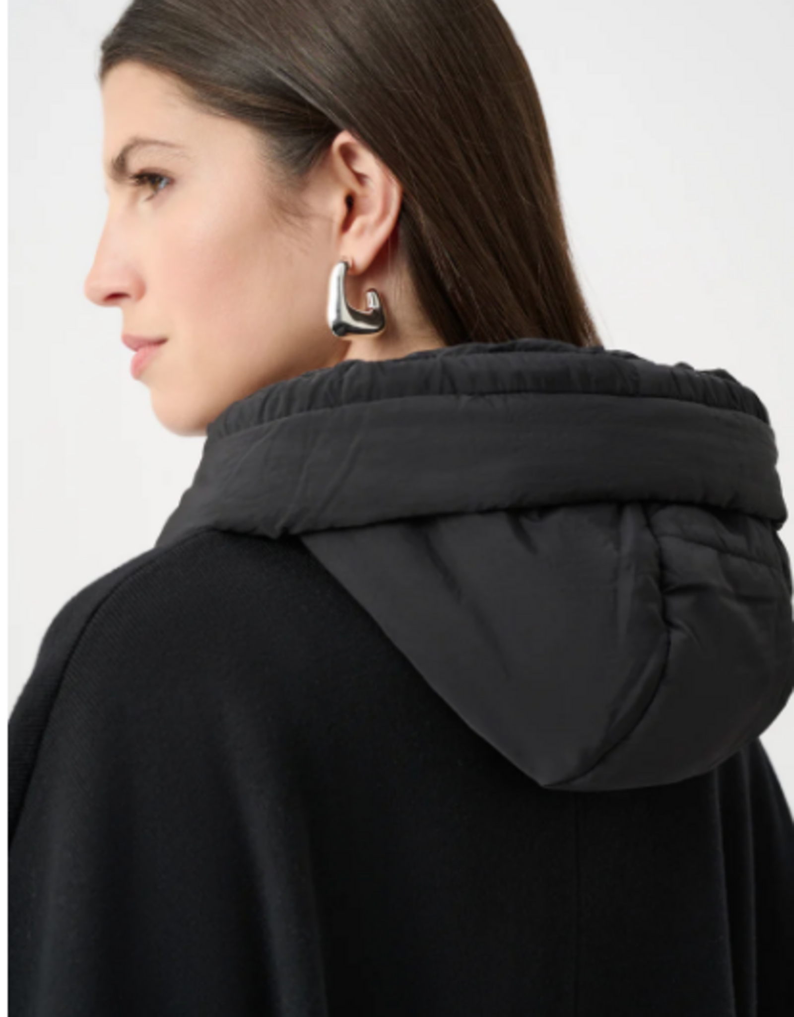 Joseph Ribkoff Joseph Ribkoff  Sweater Knit Quilted Poncho Jacket